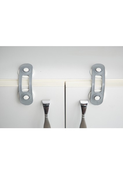 894 Çok Amaçlı Kilit Çoklu Paket Gri 12 Adet indirimleri