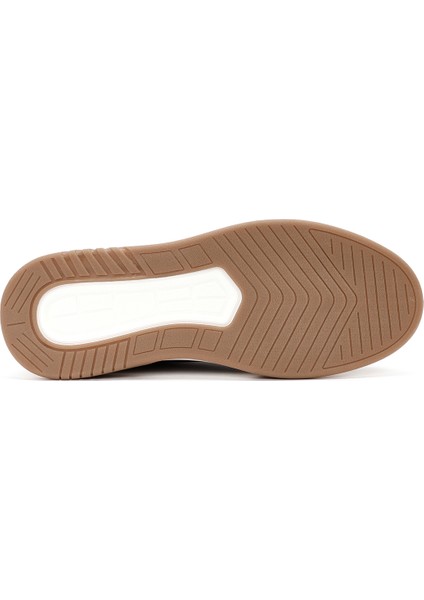 Erkek Kahverengi Bağcıklı Kalın Tabanlı Deri Sneaker 25WFD6885FT fırsatları