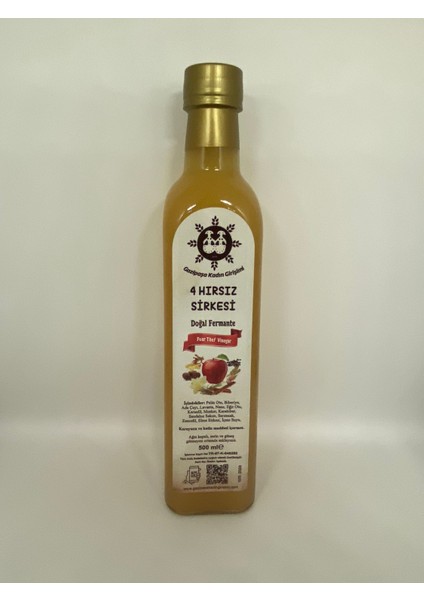 4 Hırsız Sirkesi 500 ml.