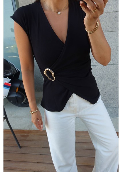 Kruvaze Tokalı Bluz fiyatları