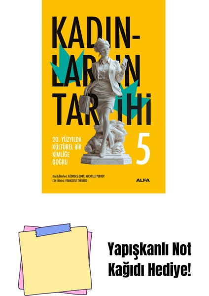 Kadınların Tarihi 5 + Yapışkanlı Not Kağıdı