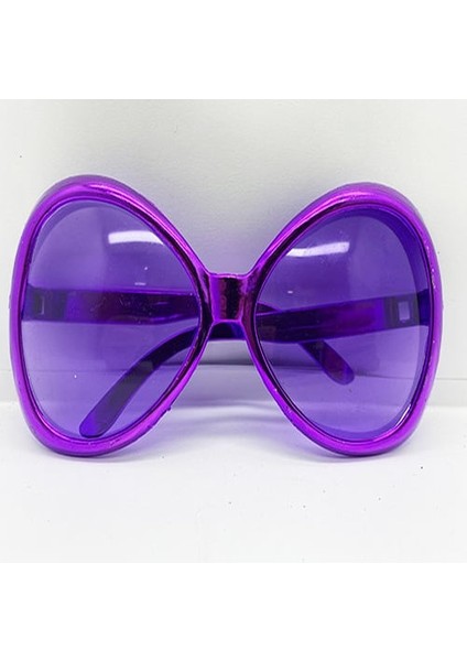 Mor Renk Yeşilçam Nostalji 80LI Yıllar 90LI Yıllar Parti Gözlüğü 7X16 cm