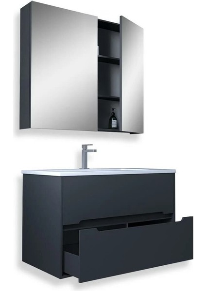 Madrid 65 cm Mdf Banyo Dolabı Seti fiyatları