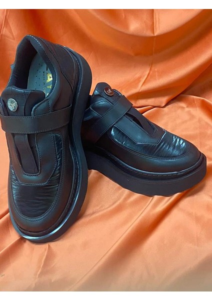 0000069 Siyah Renkli Kadın Sneaker Yürüyüş Spor Ayakkabısı