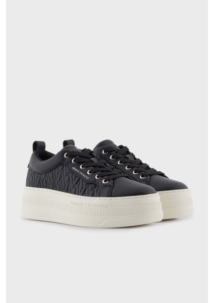 Kabartmalı Logolu Platform Taban Sneaker Ayakkabı Bayan Ayakkabı XW001630 AF17351 UC001 fiyatları