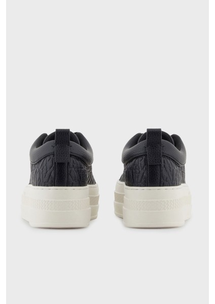 Kabartmalı Logolu Platform Taban Sneaker Ayakkabı Bayan Ayakkabı XW001630 AF17351 UC001 indirimleri