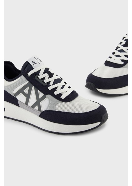 Logolu Kalın Tabanlı Sneaker Ayakkabı Erkek Ayakkabı XUX090 XV276 MB373 fırsatları