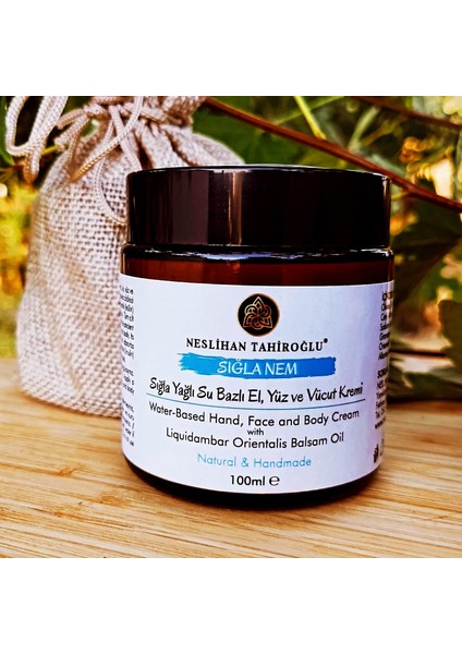 NESLİHAN TAHİROĞLU ,Sığla Nem – Sığla Yağlı Su Bazlı Nemlendirici Krem( Prebiyotik İçerikli) | El, Yüz, Vücut | Vegan & El Yapımı– Prebiyotik Içerikli Su Bazlı Nemlendirici Krem 100 ml fırsatları