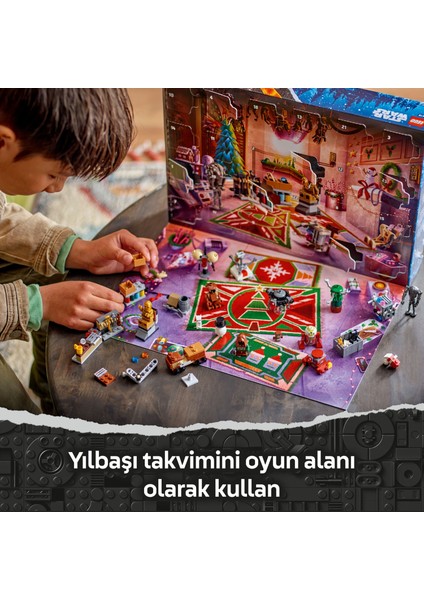 ® Star Wars 2025 Yılbaşı Takvimi 75418 – 6 Yaş ve Üzeri Çocuklar Için Yaratıcı ve Koleksiyonluk Yaratıcı Oyuncak Yapım Seti (263 Parça)
