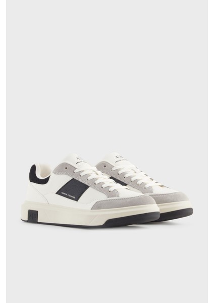 Logolu Süet ve File Detaylı Sneaker Ayakkabı Erkek Ayakkabı XM001720 AF17529 M0017 fiyatları