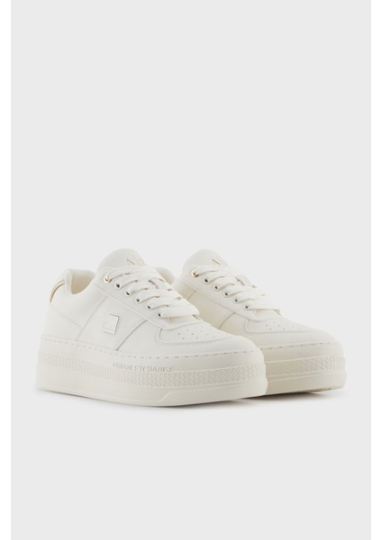 Logolu Platform Taban Sneaker Ayakkabı Bayan Ayakkabı XW001631 AF17351 MZ128 fiyatları