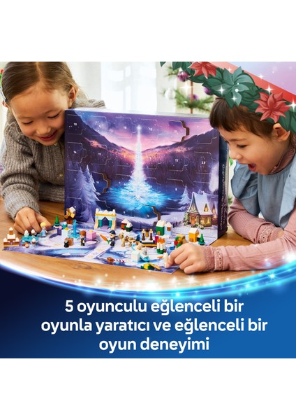 ® ǀ Disney Karlar Ülkesi 2025 Yılbaşı Takvimi 43273 – 5 Yaş ve Üzeri Prenses Seven Çocuklar Için Yaratıcı Oyuncak Yapım Seti (231 Parça)