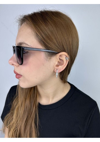 Zirkon Taşlı Küpe 426, Gümüş Renk fiyatları