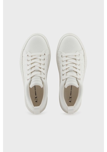Kabartmalı Logolu Platform Taban Sneaker Ayakkabı Bayan Ayakkabı XW001630 AF17351 U0011 modelleri