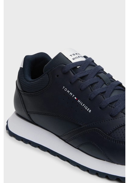 Logolu Deri Sneaker Ayakkabı Erkek Ayakkabı FM0FM05512 Dw5 fırsatları