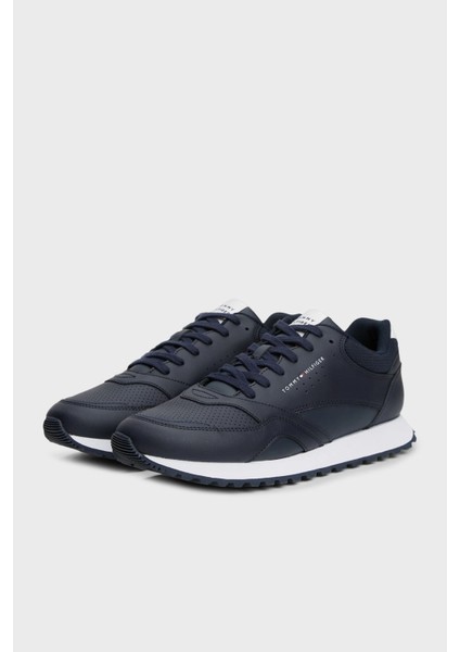 Logolu Deri Sneaker Ayakkabı Erkek Ayakkabı FM0FM05512 Dw5 indirimleri