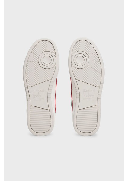 Deri Karışımlı Logolu Sneaker Ayakkabı Erkek Ayakkabı EM0EM01585 0g1