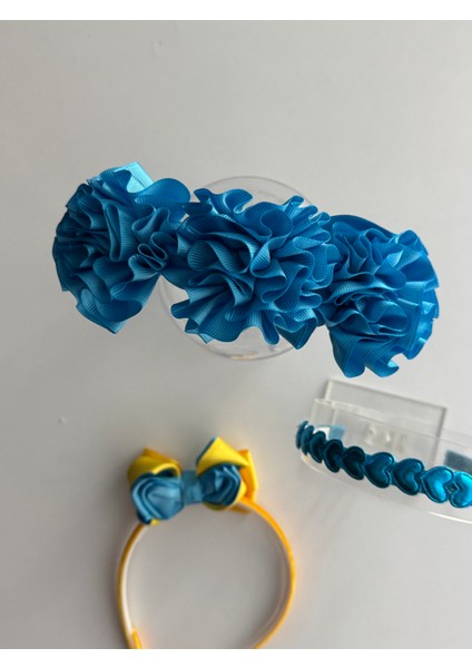 3'lü Kız Çocuk Saç Taçı Seti – Canlı Renkler ve Şık Desenler ile Günlük ve Özel Gün Kullanımı fırsatları