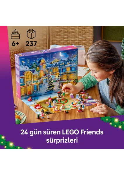 ® Friends 2025 Yılbaşı Takvimi 42668 – 6 Yaş ve Üzeri Kız ve Erkek Çocuklar Için Günlük Sürprizli Yaratıcı Oyuncak Yapım Seti (237 Parça) indirimleri