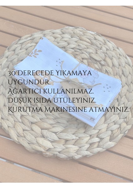 Ftbabycollection %100 Pamuk Müslin Ağız Mendili , Ağız Bezi , Ter Mendili Pamuk Çift Katlı 7'li PAKET 22X20 CM modelleri
