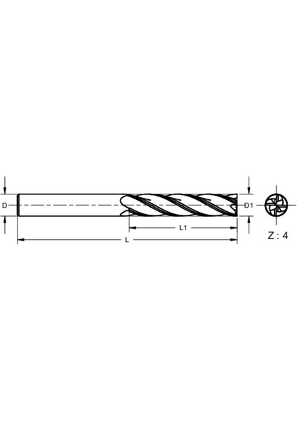7X20X7H6X63 Z4 Karbür Freze fiyatları