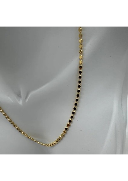 Çelik Gold Ezme Pul Zincir Kolye - Gold fiyatları