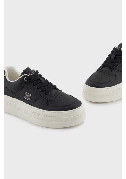 Logolu Platform Taban Sneaker Ayakkabı Bayan Ayakkabı XW001631 AF17351 MC077 fırsatları