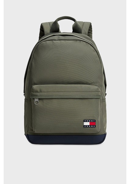 Logolu Ayarlanabilir Omuz Askılı Sırt Çantası Erkek Sırt Çantası AM0AM13400 Mrh