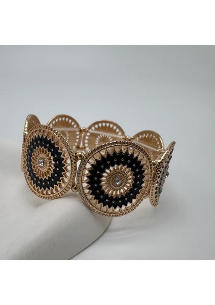 Divine Pulse Özel Seri Royal Eclipse Kelepçe Bilezik - Gold