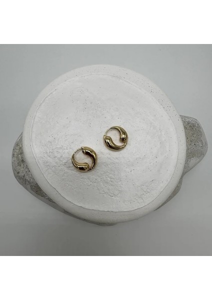 Özel Seri Gold Minimal Halka Küpe - Gold fiyatları