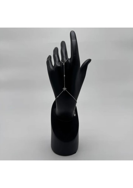 Silver Yıldız Detay Zarif Şahmeran - Silver