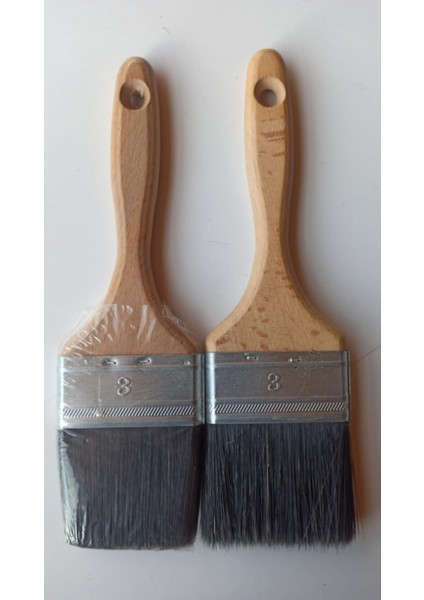 Yağlı Boya Fırçası Mert Fırça No:3 Yağlı Boya Fırçası Ağaç Saplı Kod:10 205 5 Adet modelleri