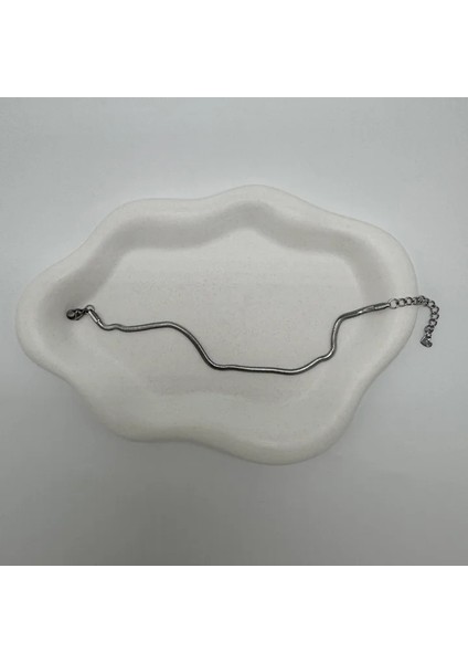 Çelik Siver Italyan Zincir Unisex Bileklik - Silver modelleri