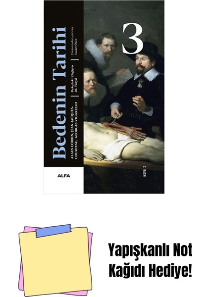 Bedenin Tarihi - 3 (Ciltli) + Yapışkanlı Not Kağıdı