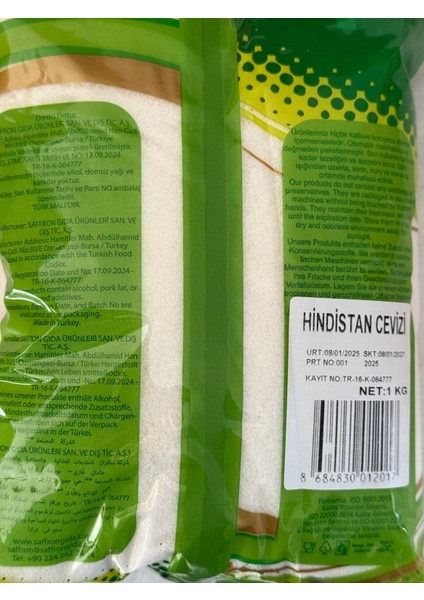 Hindistan Cevizi fiyatları