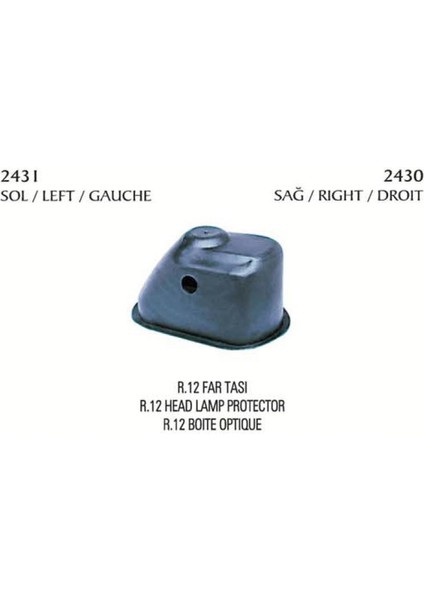 PLK-2430 - Far Tası Sağ R12