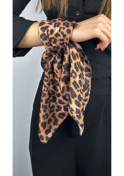 , Duyarlılık Etiketi ve Leopar Desen, Fular 32, 56cmx56cm fiyatları