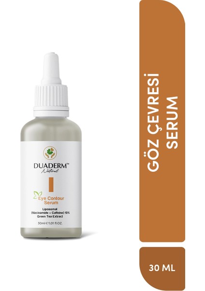 Sıkılaştırıcı Eye Contour Serum (Liposomal Niacinamide + Coffeine 10%) 30 ml