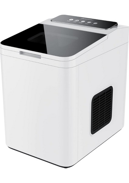 1,4 L Buz Makinesi Paslanmaz Çelik LED Gösterge ve Küçük/büyük Küp