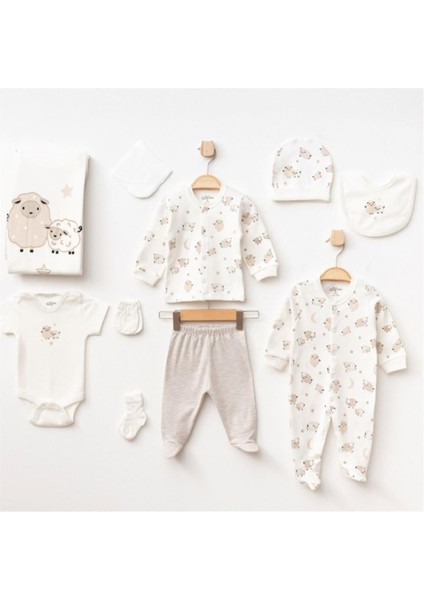 10327 Erkek Bebek Bej 10'li Hastane Çıkışı