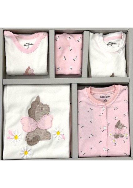 10314 Kız Bebek Pembe 10'li Hastane Çıkışı