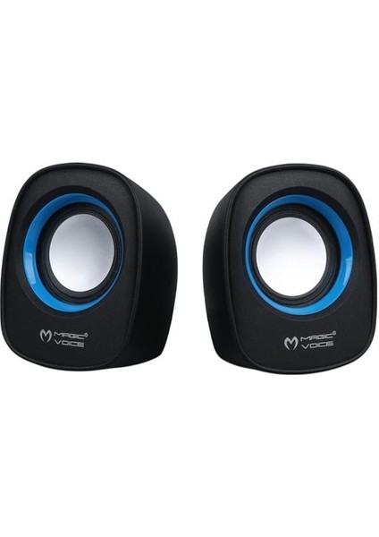 Magicvoice D-05A Mini 5 Watt Aux 2.0 Multimedia 1+1 USB Speaker - Hoparlör
