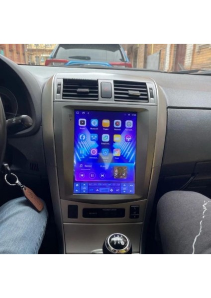 Toyota Corolla (Dijital Klimalı Araca Uyumlu) 2k Görüntü Kaliteli Tesla 9.7 Inch Multimedya Sistemi 8+256 Myway (2007-2013)