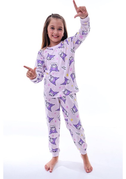 2'li Cute Kuromi Desenli Kız Çocuk Pijama Takımı fırsatları