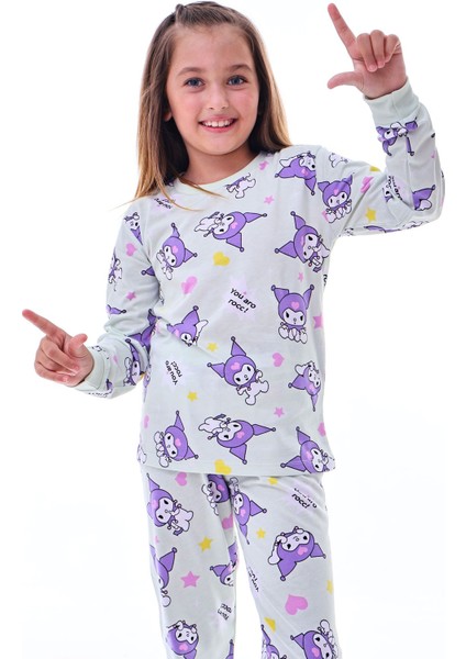 2'li Cute Kuromi Desenli Kız Çocuk Pijama Takımı indirimleri
