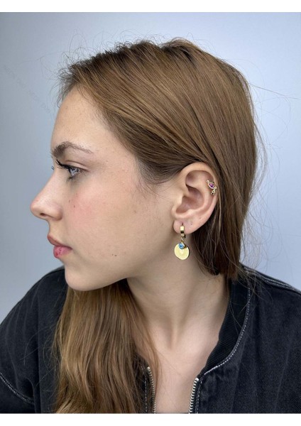 Xxx Göz Ve Reşatlı Ata Model, Paslanmaz Çelik Küpe 82, Altın Renk fiyatları