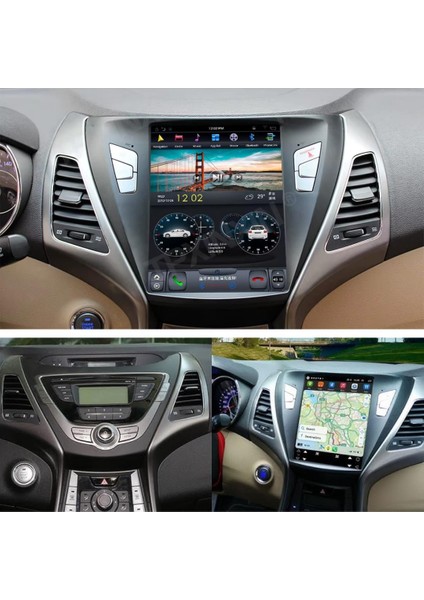 Hyundai Elantra 2k Görüntü Kaliteli Tesla 9.7 Inch Multimedya Sistemi 8+256 Myway (2014-2015)