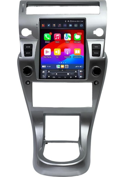 Citroen C4 (Gri Çerçeveli) 2k Görüntü Kaliteli Tesla 9.7 Inch Multimedya Sistemi 8+256 Myway (2005-2011) modelleri
