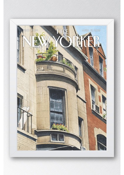 The New Yorker Çerçeveli Tablo April 13 2015 - Ihtişamlı Cephe