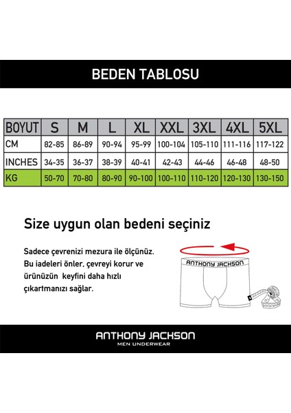 Likralı 5'li-3'lü Kutu Desenli Premium Erkek Boxer Palm Horizon indirimleri